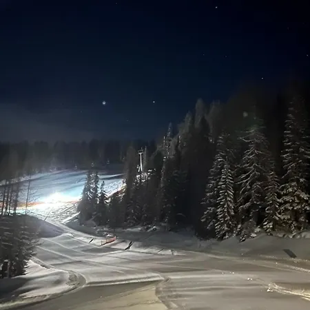 Alpehytte Almresort Sommerschnee *